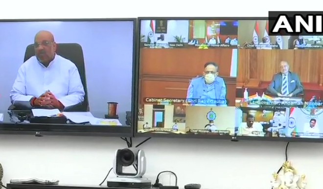 चक्रवात यास पर गृह मंत्री अमित शाह ने की मुख्यमंत्रियों के साथ बैठक