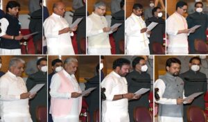 मंत्रियों को सौंपे गए विभाग, मांडविया को स्वास्थ्य, रिजिजू को कानून, जानें किसे क्या मिला?