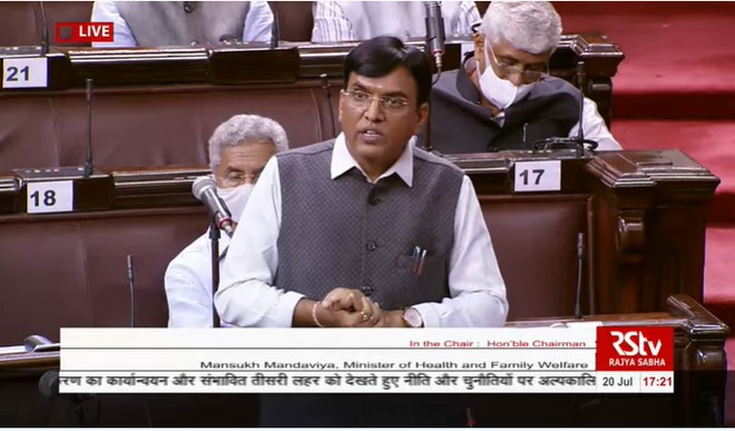 कोविड-19 महामारी को लेकर न राजनीति की और न आंकड़े छिपाए: स्वास्थ्य मंत्री मनसुख मंडाविया