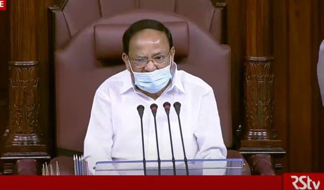 विभिन्न मुद्दों पर विपक्ष का राज्यसभा में हंगामा, बैठक दो बजे तक स्थगित