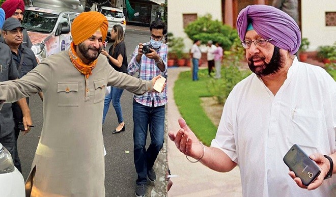 सिद्धू की माफी पर अड़े कैप्टन के तेवर एक फोन कॉल के बाद पड़े नरम, नये प्रदेश अध्यक्ष की ताजपोशी में होंगे मौजूद