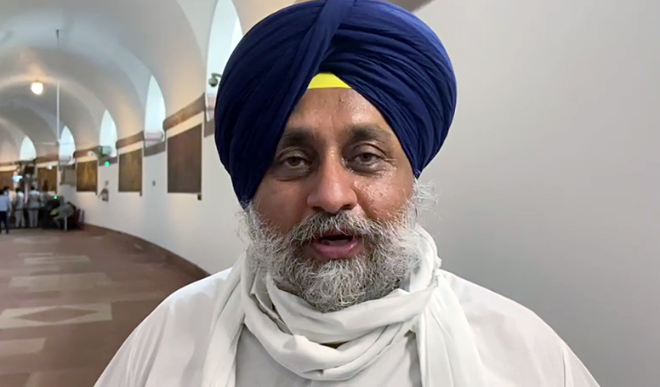 क्षेत्रीय दलों को 2024 के लोकसभा चुनाव के लिए राष्ट्रीय मोर्चा बनाना चाहिए: सुखबीर सिंह बादल