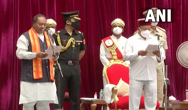 बसवराज बोम्मई मंत्रिमंडल का हुआ विस्तार, राज्यपाल ने मंत्रियों को दिलाई शपथ, नहीं बना कोई भी उपमुख्यमंत्री