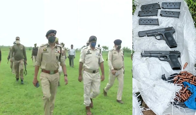 जम्मू-कश्मीर में आतंकियों की साजिश नाकाम ! पुलिस ने हथियारों का जखीरा किया बरामद