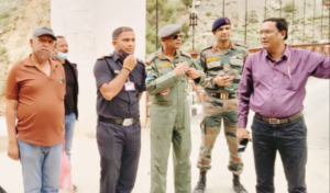 केंद्रीय जल आयोग और एनडीआरएफ की टीम ने किया आज भूस्खलन वाली जगह का निरीक्षण