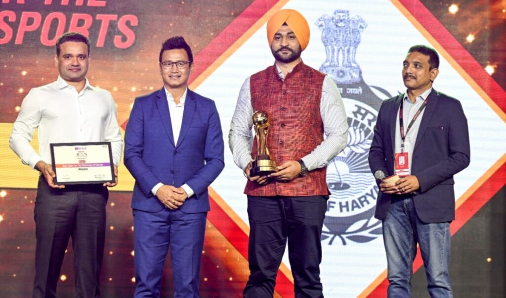 खेल जगत में हरियाणा का वर्चस्व कायम, खेलों को बढ़ावा देने के लिए प्राप्त किया श्रेष्ठ राज्य पुरस्कार